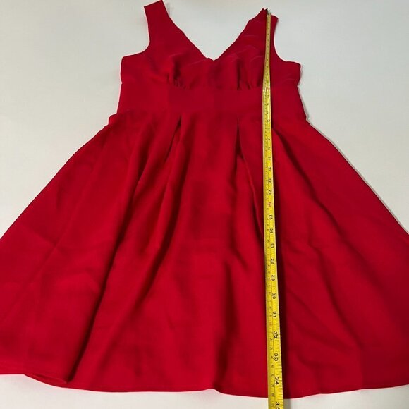 Victoria Secret Size 2 Dress Red V Back Ties Bow - Picture 6 of 12